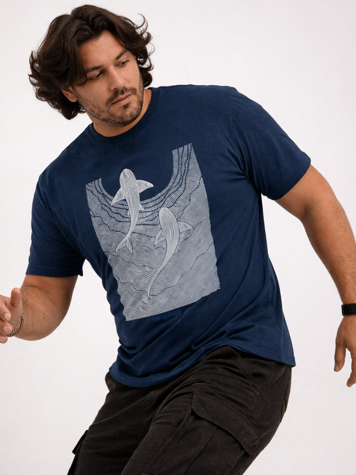 PLUS SIZE MEN GRAPHIC T-SHIRT| XL-7XL