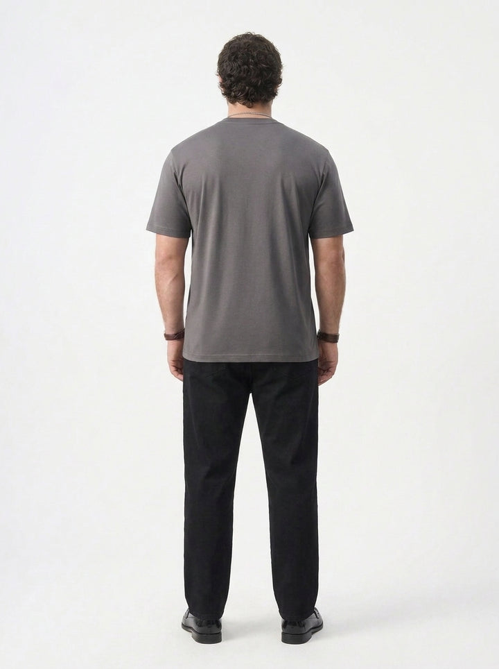 PLUS SIZE MERCERIZED COTTON T-SHIRT FOR MEN | XL-7XL