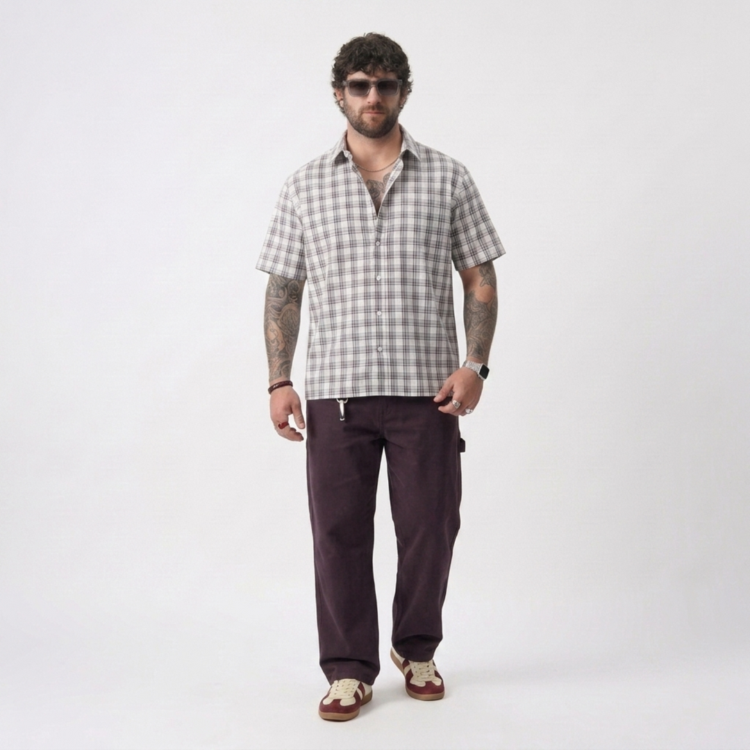 PLUS SIZE MEN’S CHECK SHIRT | XL-7XL