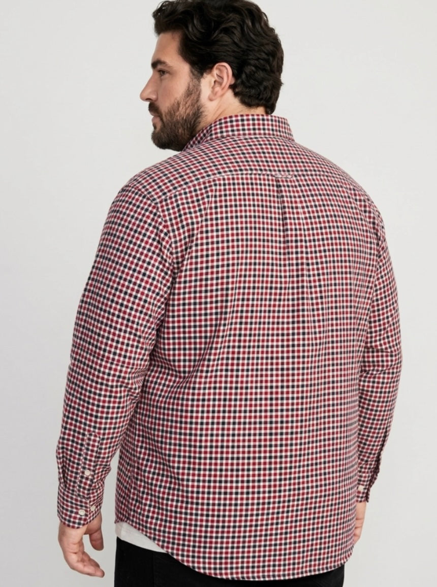 PLUS SIZE MEN CHECK SHIRT| XL-7XL