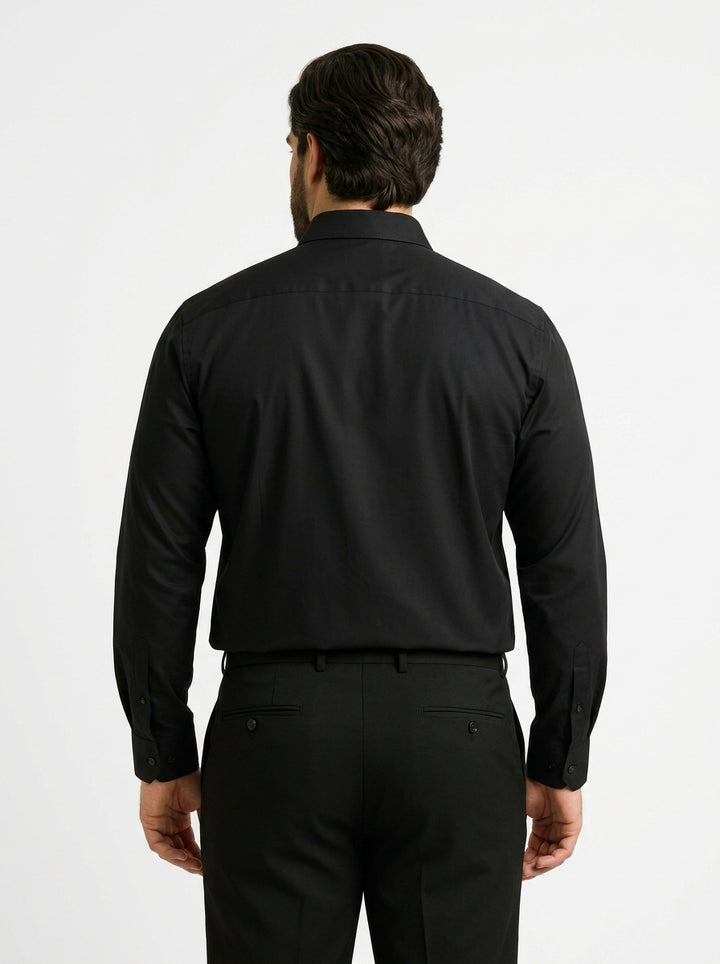 PLUS SIZE SOLID GIZASHIRT FOR MEN | XL-7XL