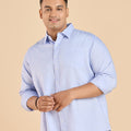 Plus Size Linen Rich Classic Shirt | XL-7XL