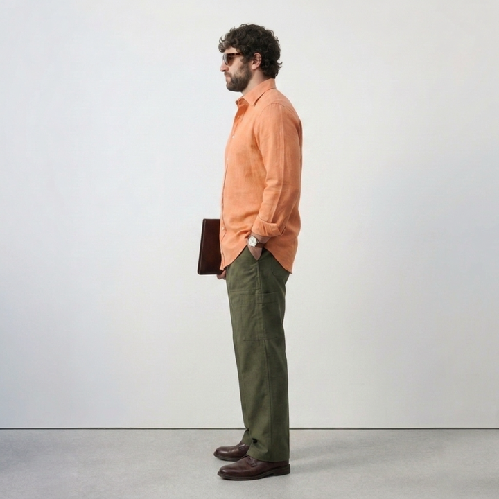 PLUS SIZE MEN’S SOLID OXFORD SHIRT | XL-7XL