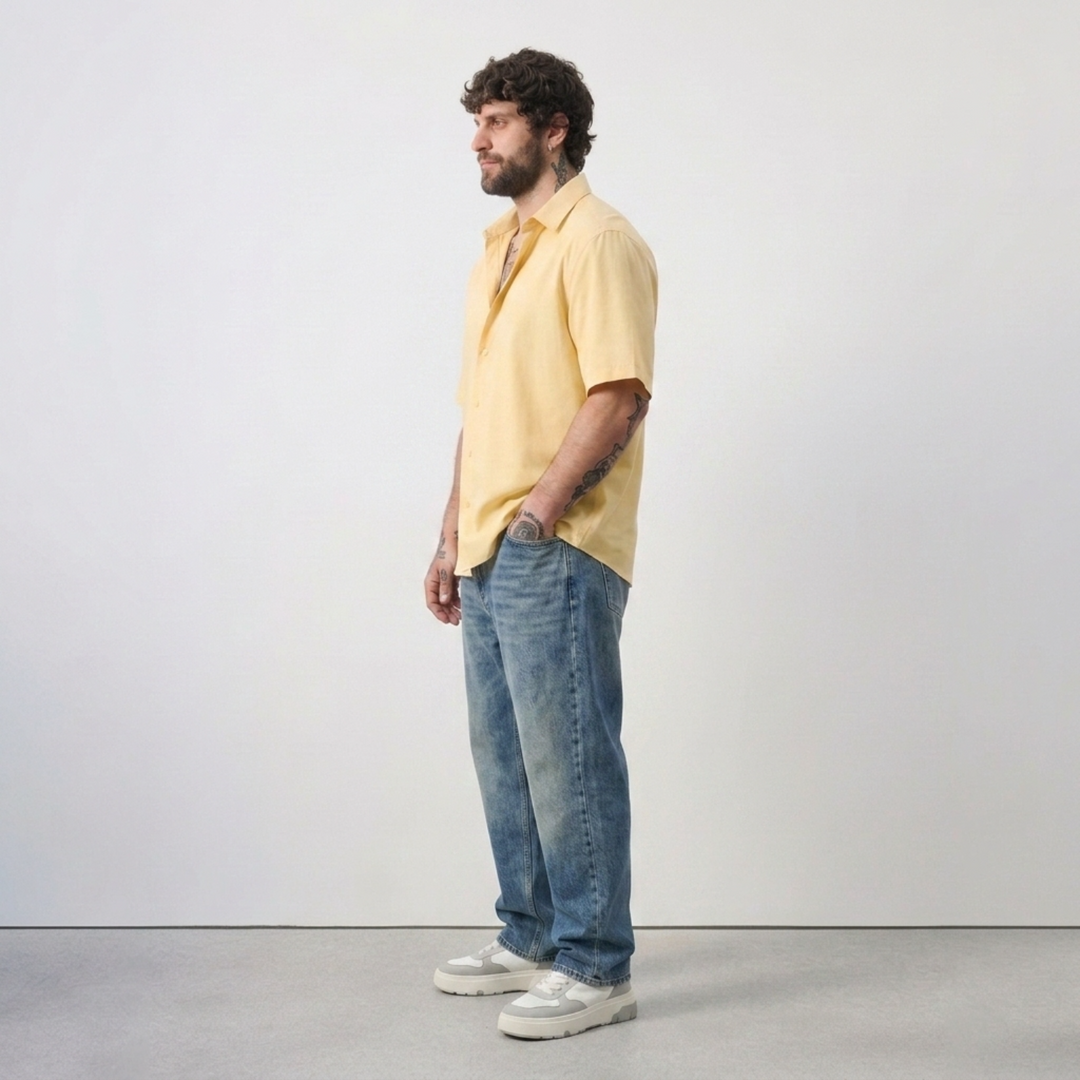 PLUS SIZE MEN’S SOLID SHIRT | XL-7XL