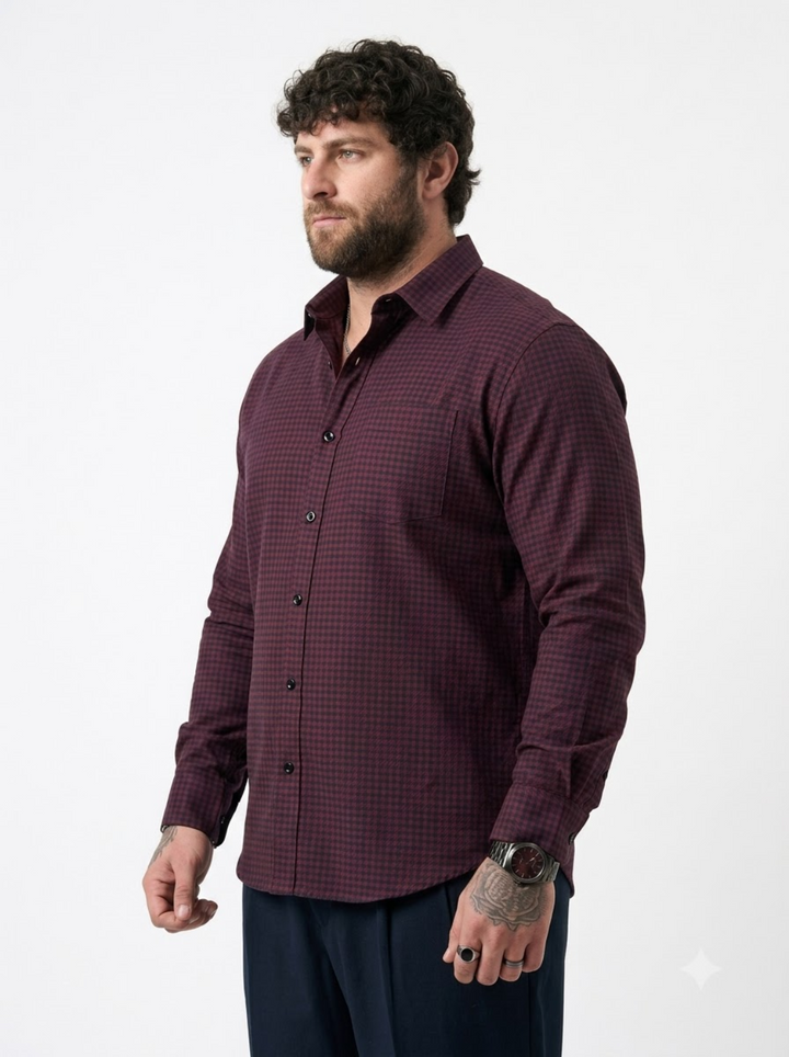 PLUS SIZE CHECK SHIRT FOR MEN | XL-7XL