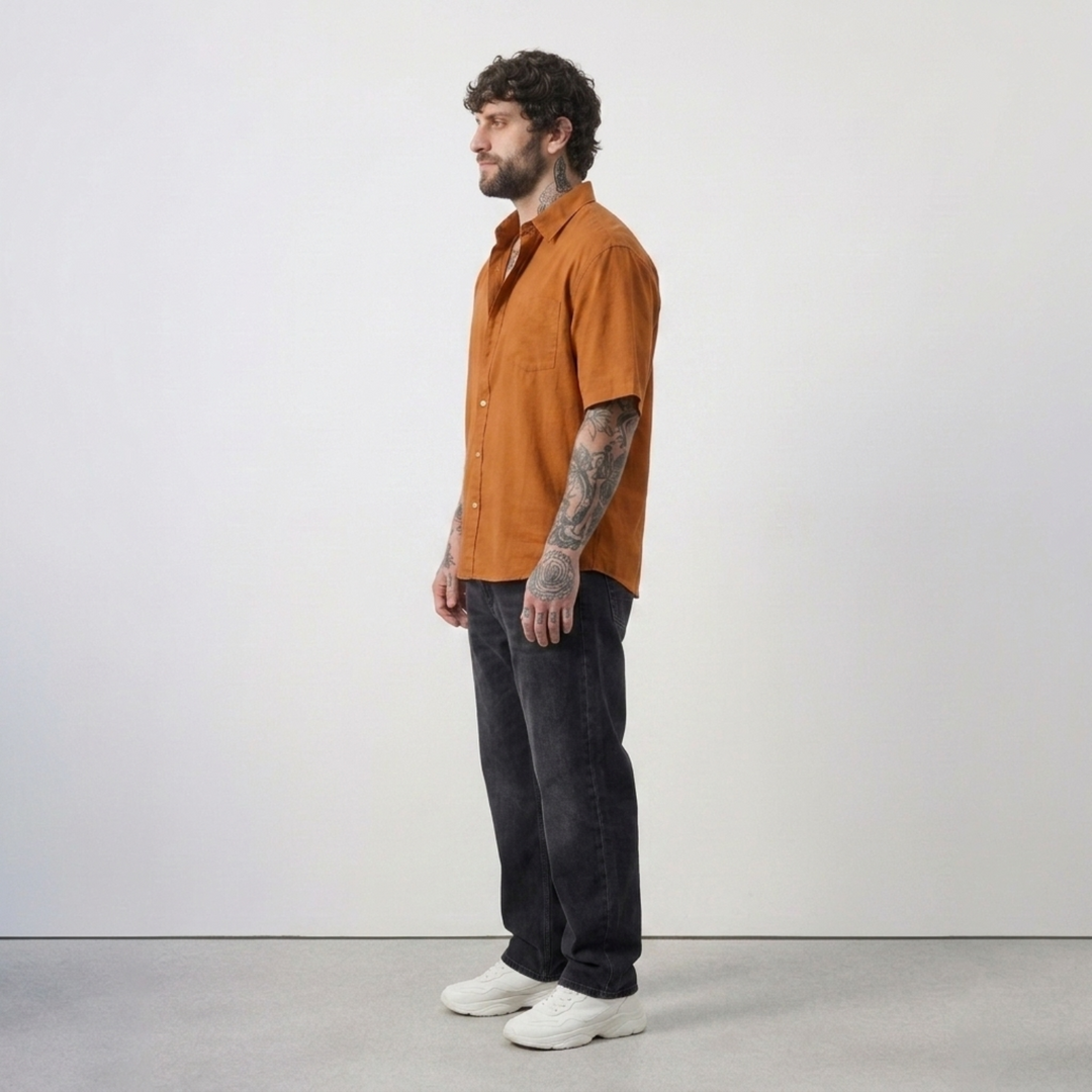PLUS SIZE MEN’S SOLID SHIRT | XL-7XL
