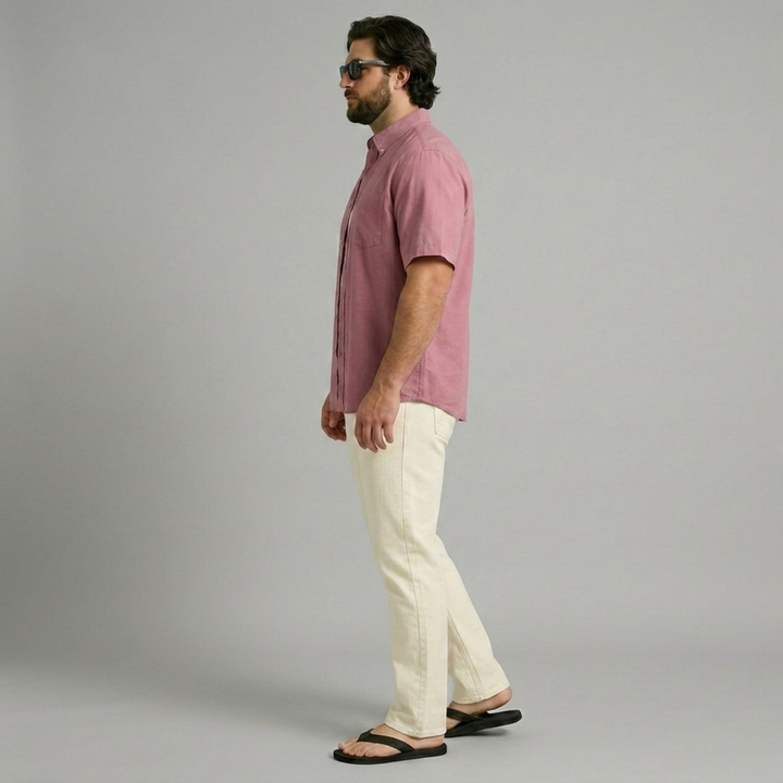 PLUS SIZE SOLID SHIRT FOR MEN | XL-7XL