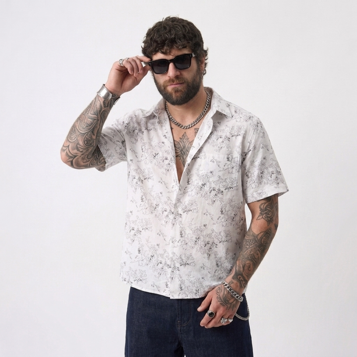 PLUS SIZE MEN’S PRINTED SHIRT | XL-7XL