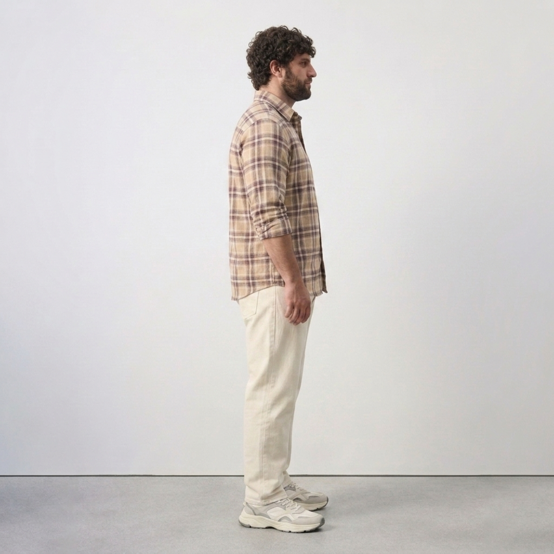 PLUS SIZE MEN’S CHECK SHIRT | XL-7XL