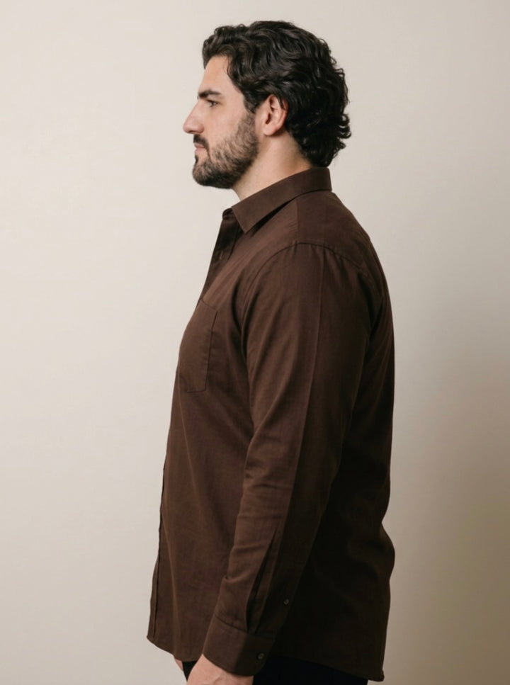 PLUS SIZE MEN SOLID SHIRT| XL-7XL