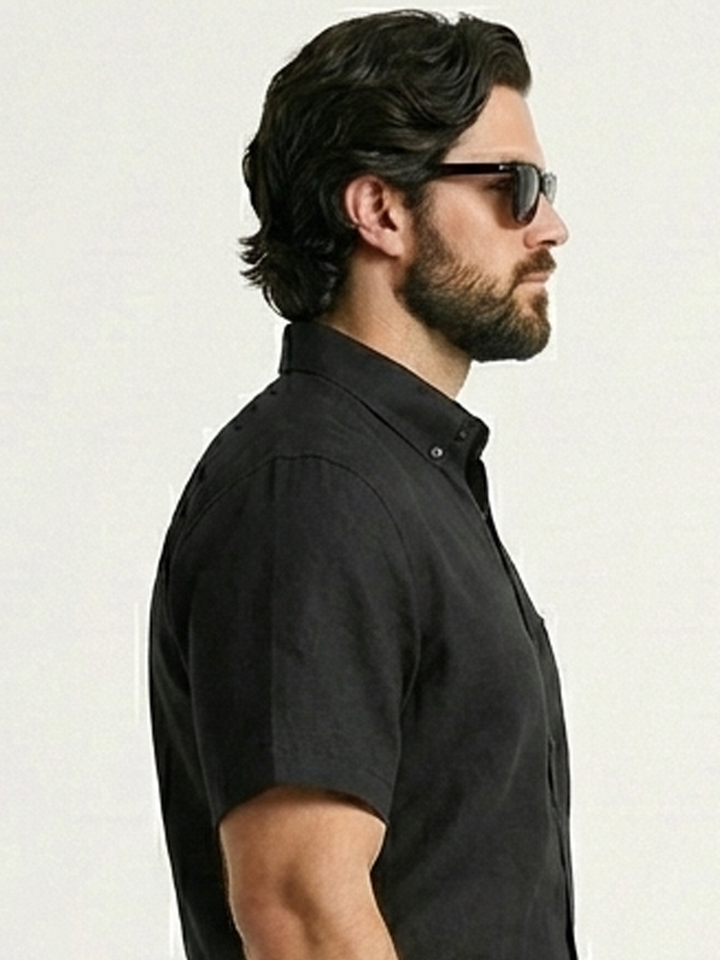 PLUS SIZE SOLID SHIRT FOR MEN | XL-7XL