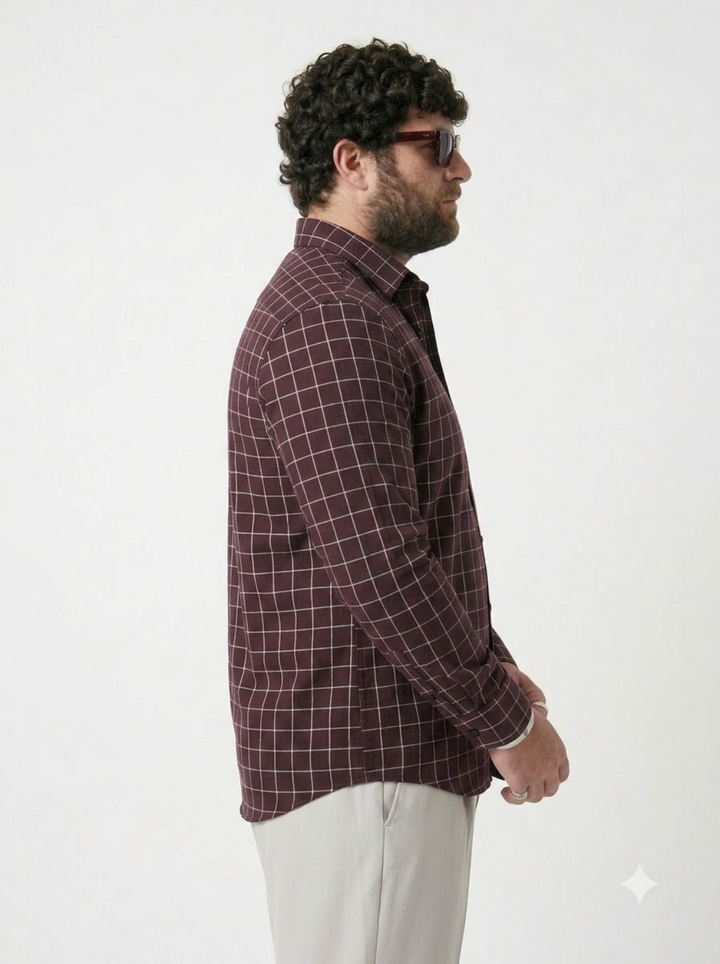 PLUS SIZE CHECK SHIRT FOR MEN | XL-7XL