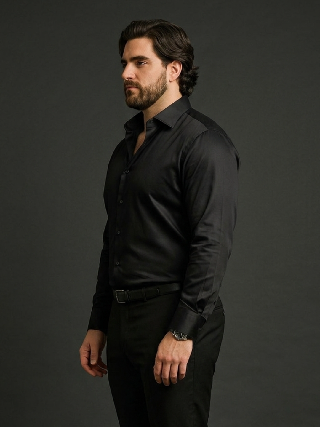 PLUS SIZE MEN SOLID SHIRT| XL-7XL