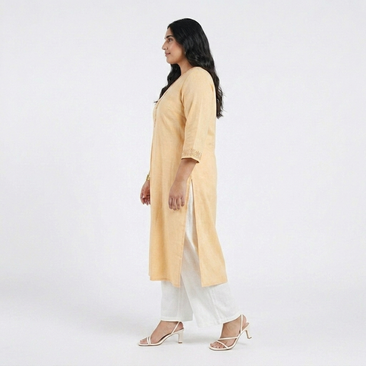 PLUS SIZE WOMEN’S SOLID ETHNIC KURTA | XL-7XL