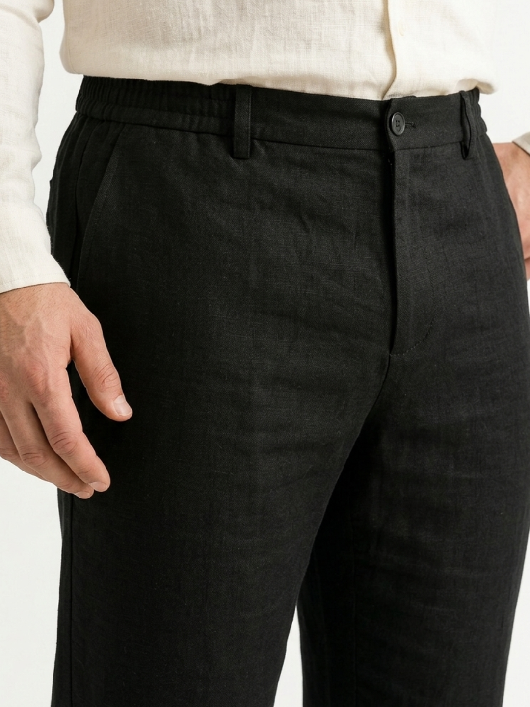PLUS SIZE MEN LINEN PULL ON PANT | XL-7XL