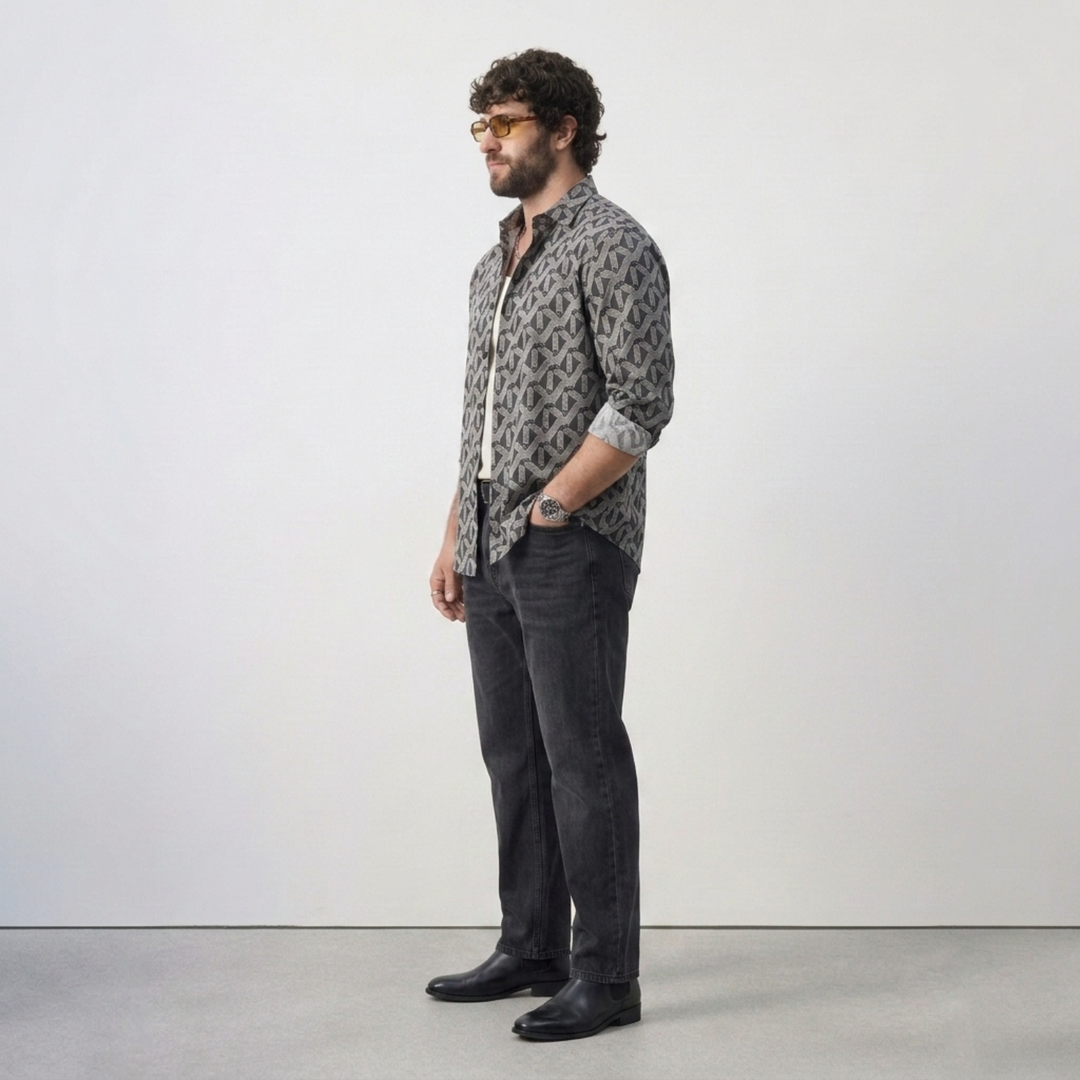 PLUS SIZE MEN’S PRINTED SHIRT | XL-7XL