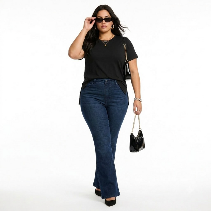 PLUS SIZE WOMEN’S SOLID TSHIRT | XL-7XL