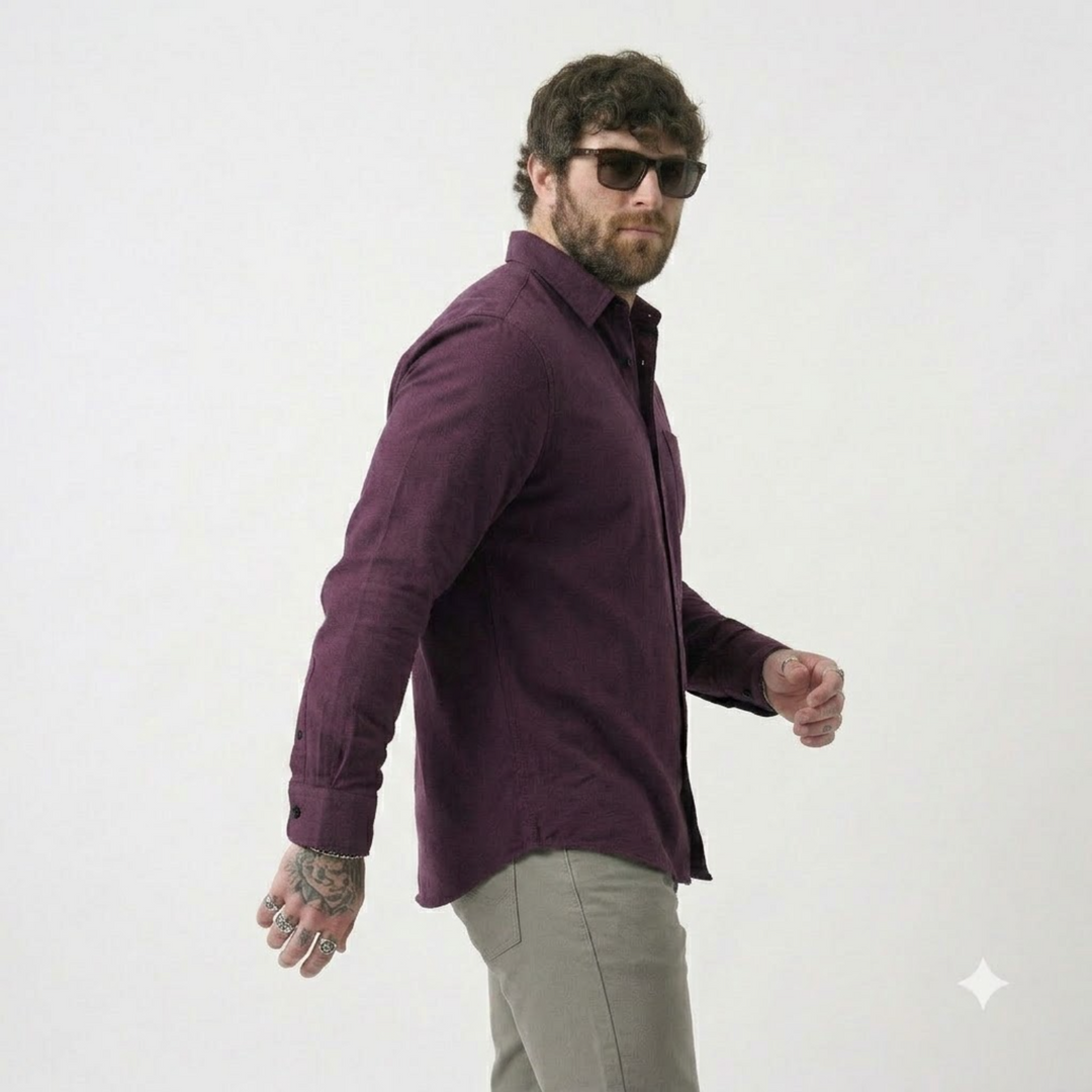 PLUS SIZE SOLID OXFORD FOR MEN | XL-7XL
