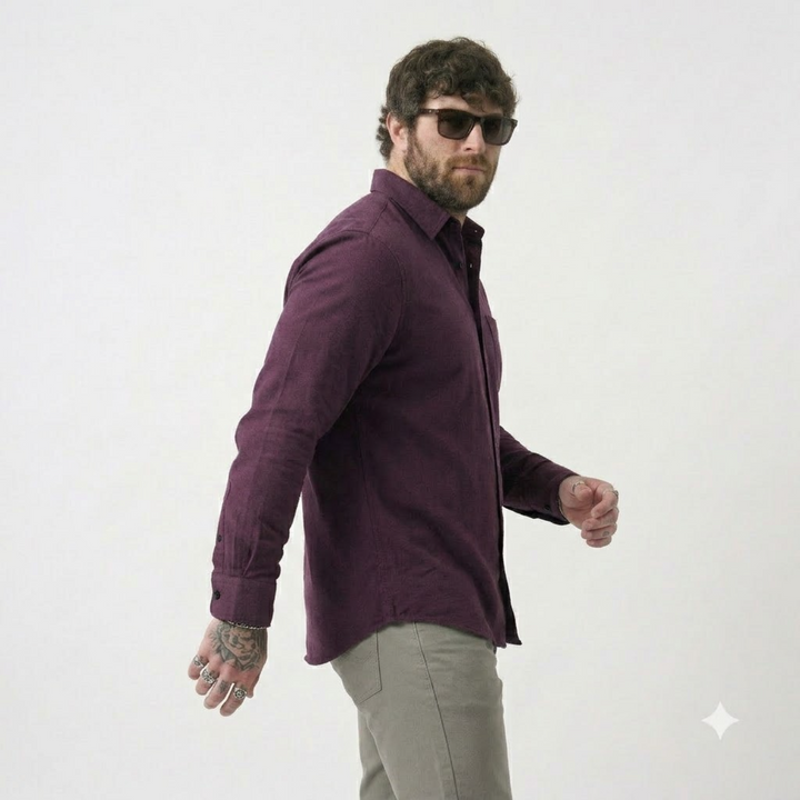 PLUS SIZE SOLID OXFORD FOR MEN | XL-7XL