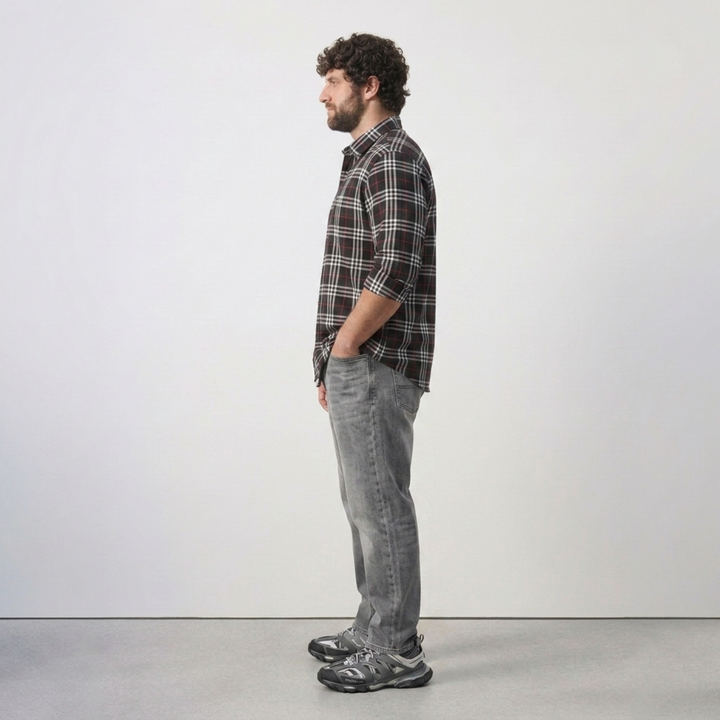 PLUS SIZE MEN’S CHECK SHIRT | XL-7XL