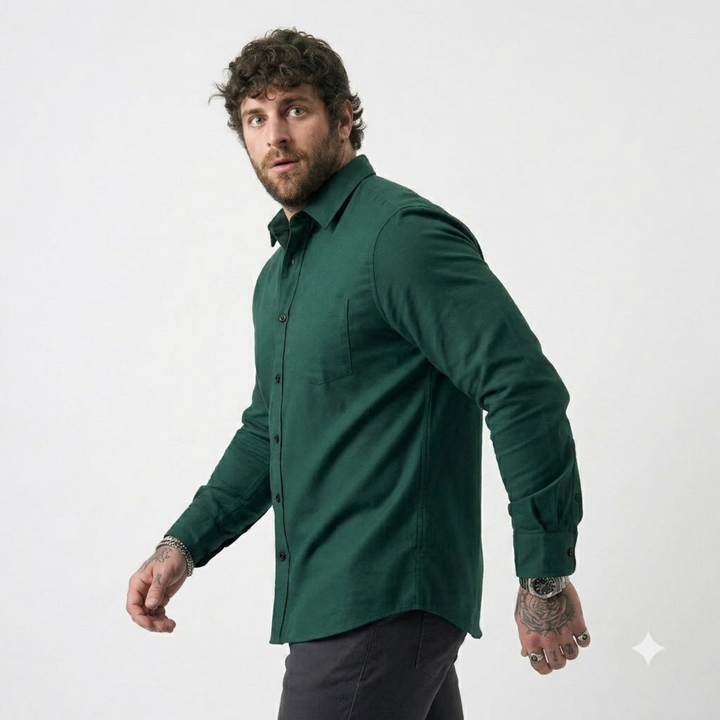 PLUS SIZE SOLID OXFORD SHIRT FOR MEN | XL-7XL