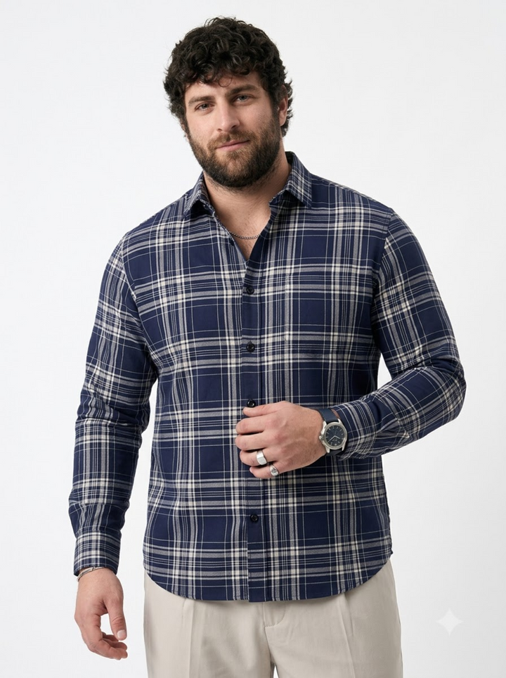 PLUS SIZE CHECK SHIRT FOR MEN | XL-7XL