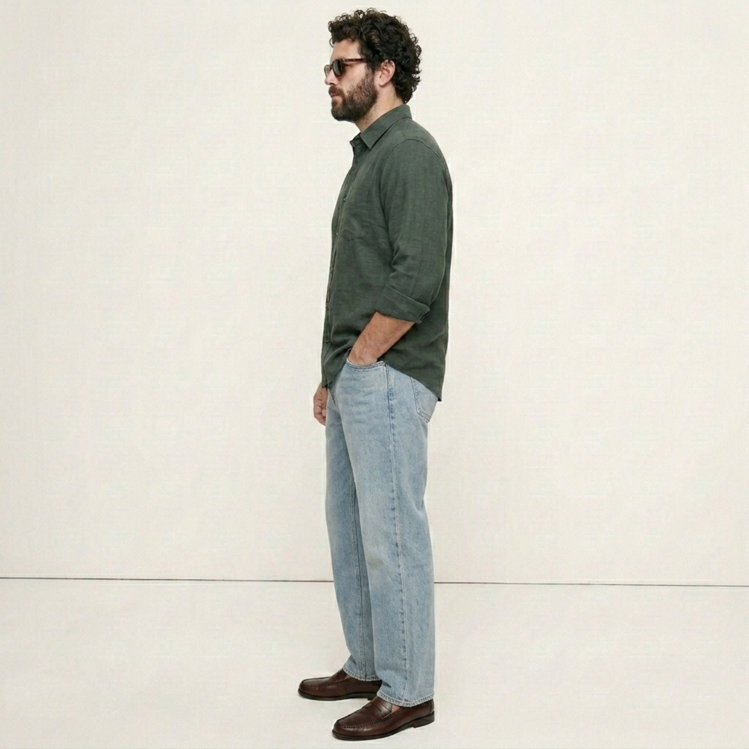 PLUS SIZE MEN’S SOLID SHIRT | XL-7XL