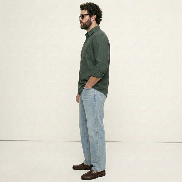 PLUS SIZE MEN’S SOLID SHIRT | XL-7XL