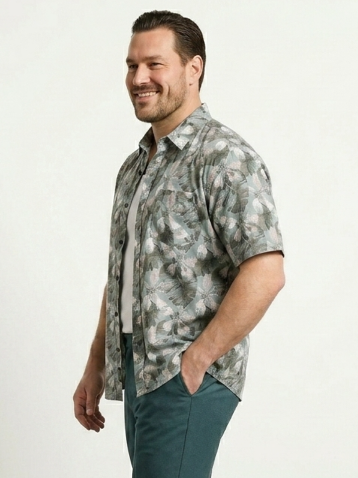 PLUS SIZE PRINTED SHIURT FOR MEN | XL-7XL