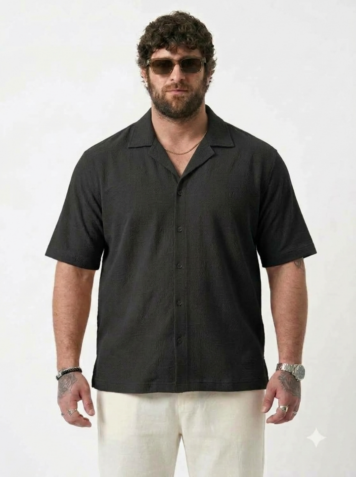 PLUS SIZE RESORT JACQURD SHIRT FOR MEN | XL-7XL