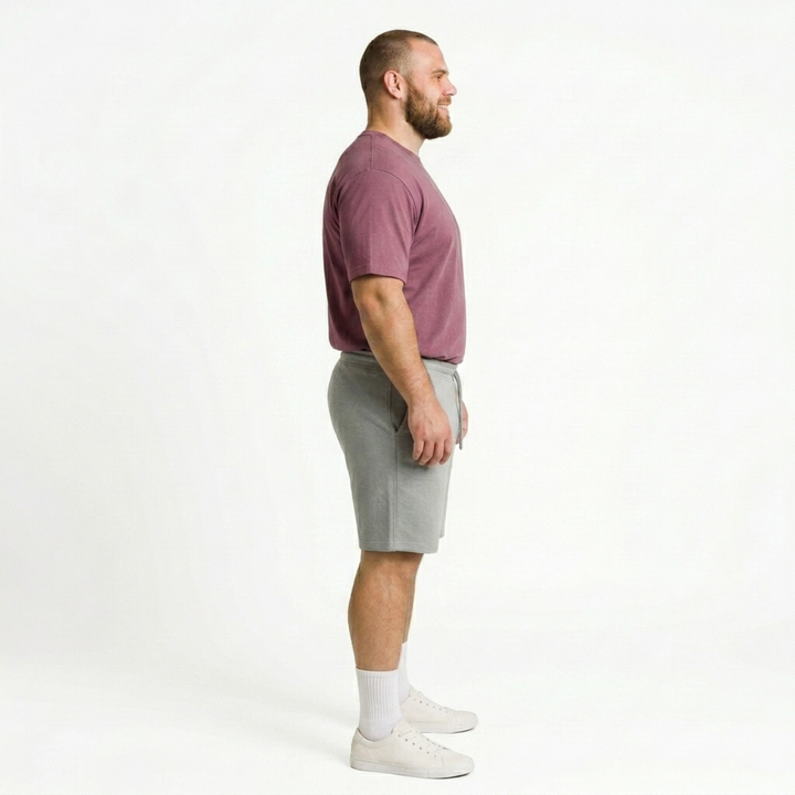 PLUS SIZE MEN KNIT LOUNGE SHORTS | XL-7XL