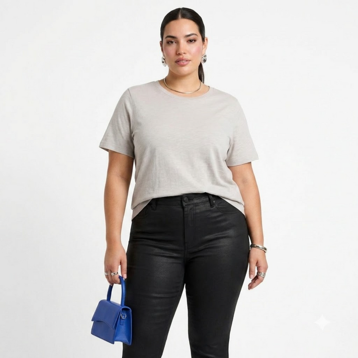 BIG HELLO - THE PLUS LIFE-Womens T-Shirt - Essential