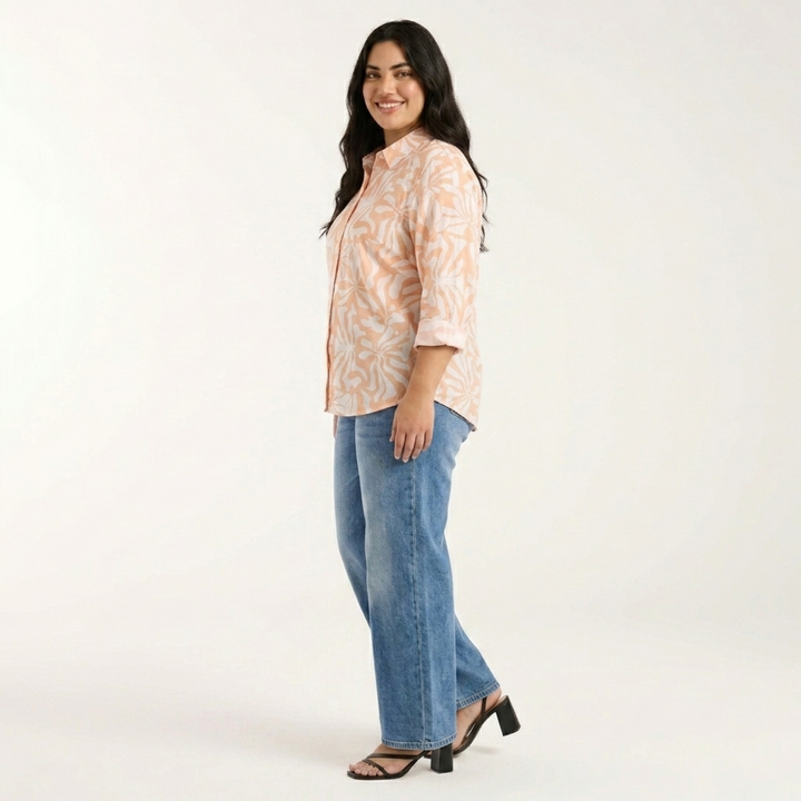 PLUS SIZE WOMEN’S PRINTED SHIRT | XL-7XL