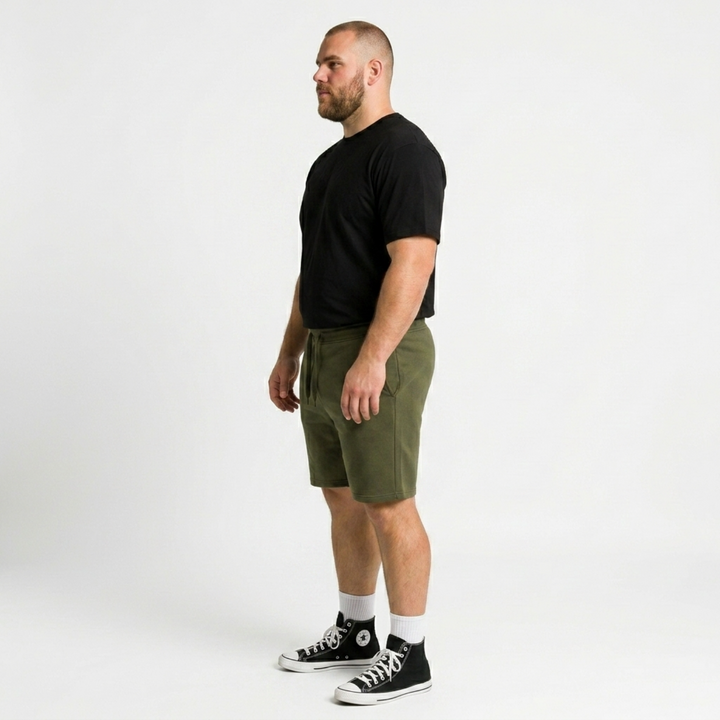 PLUS SIZE MEN KNIT LOUNGE SHORT | XL-7XL