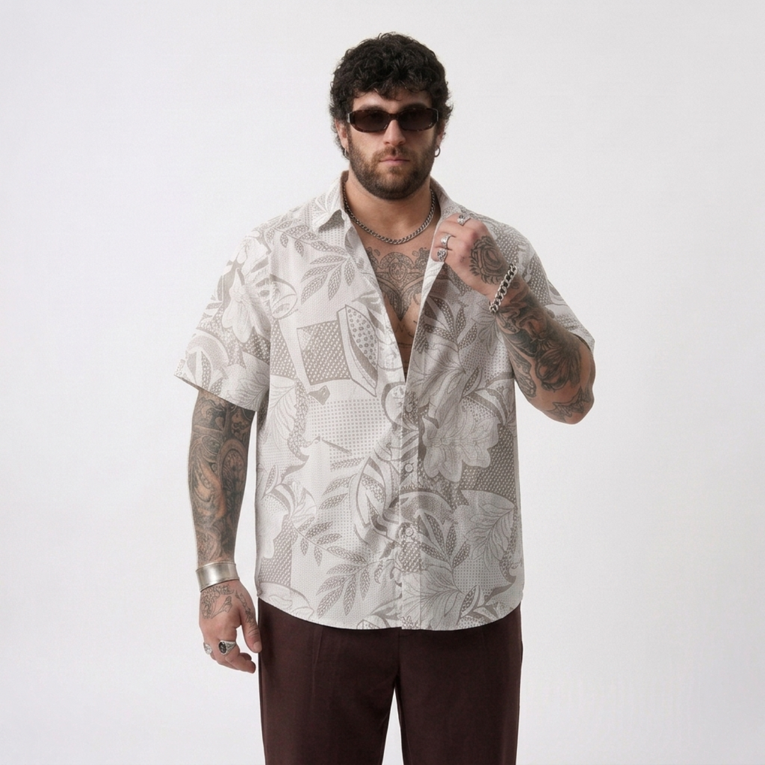 PLUS SIZE MEN’S PRINTED SHIRT | XL-7XL