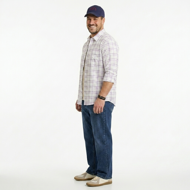 PLUS SIZE CHECK SHIRT FOR MEN | XL-7XL