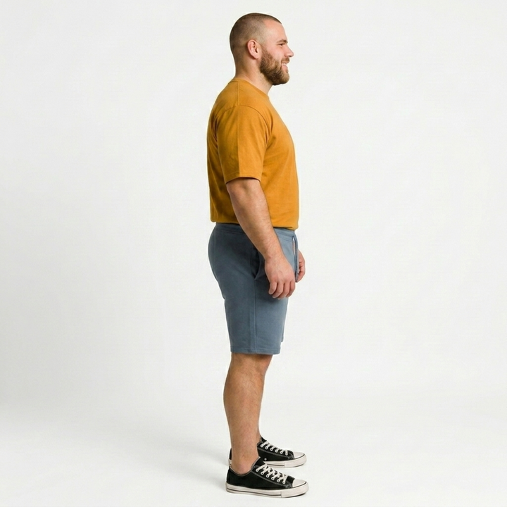 PLUS SIZE MEN KNIT LOUNGE SHORT | XL-7XL