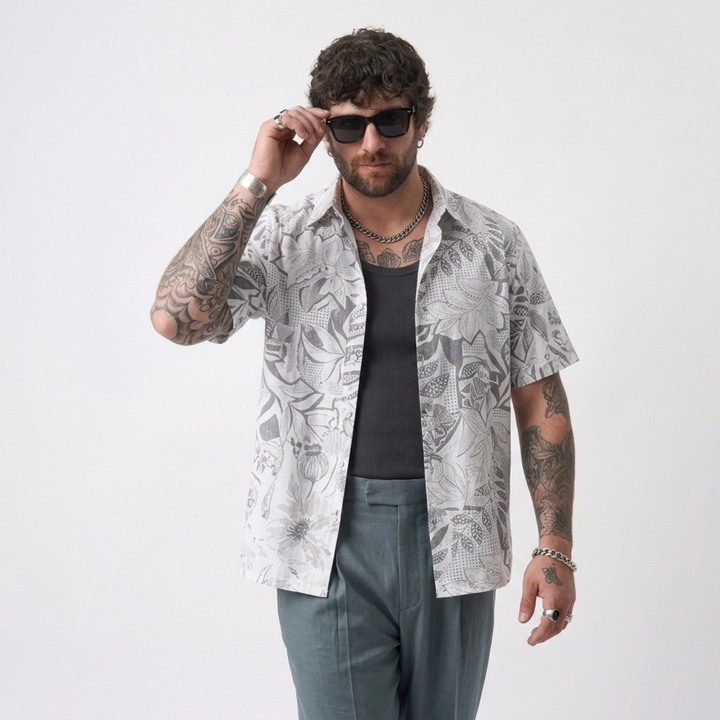 PLUS SIZE MEN’S PRINTED SHIRT | XL-7XL