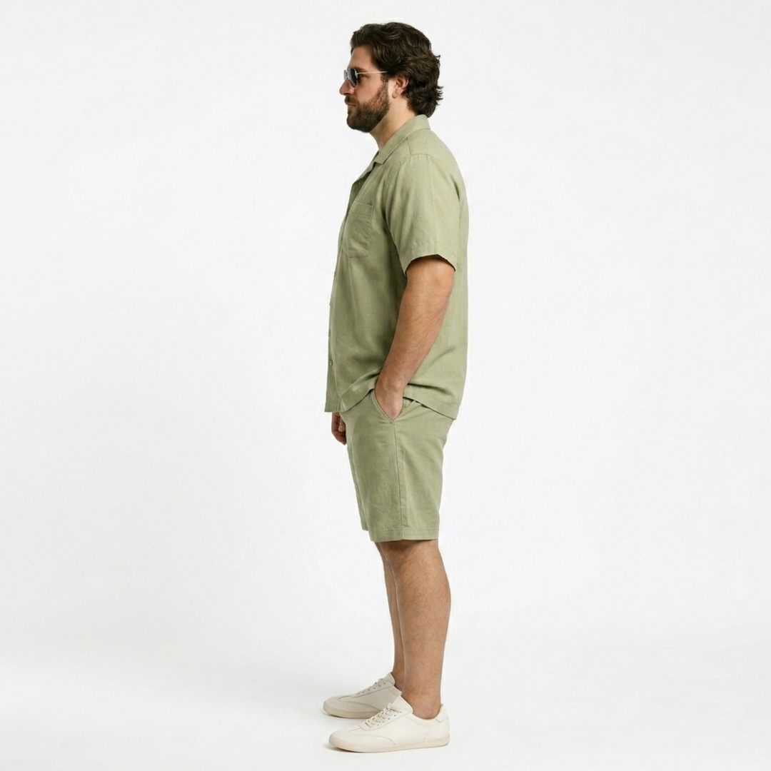PLUS SIZE MEN SOLID SHIRT | XL-7XL