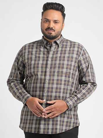 Egyptian Giza Cotton Check Shirt