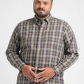 Plus Size Egyptian Giza Cotton Check Shirt | XL-7XL