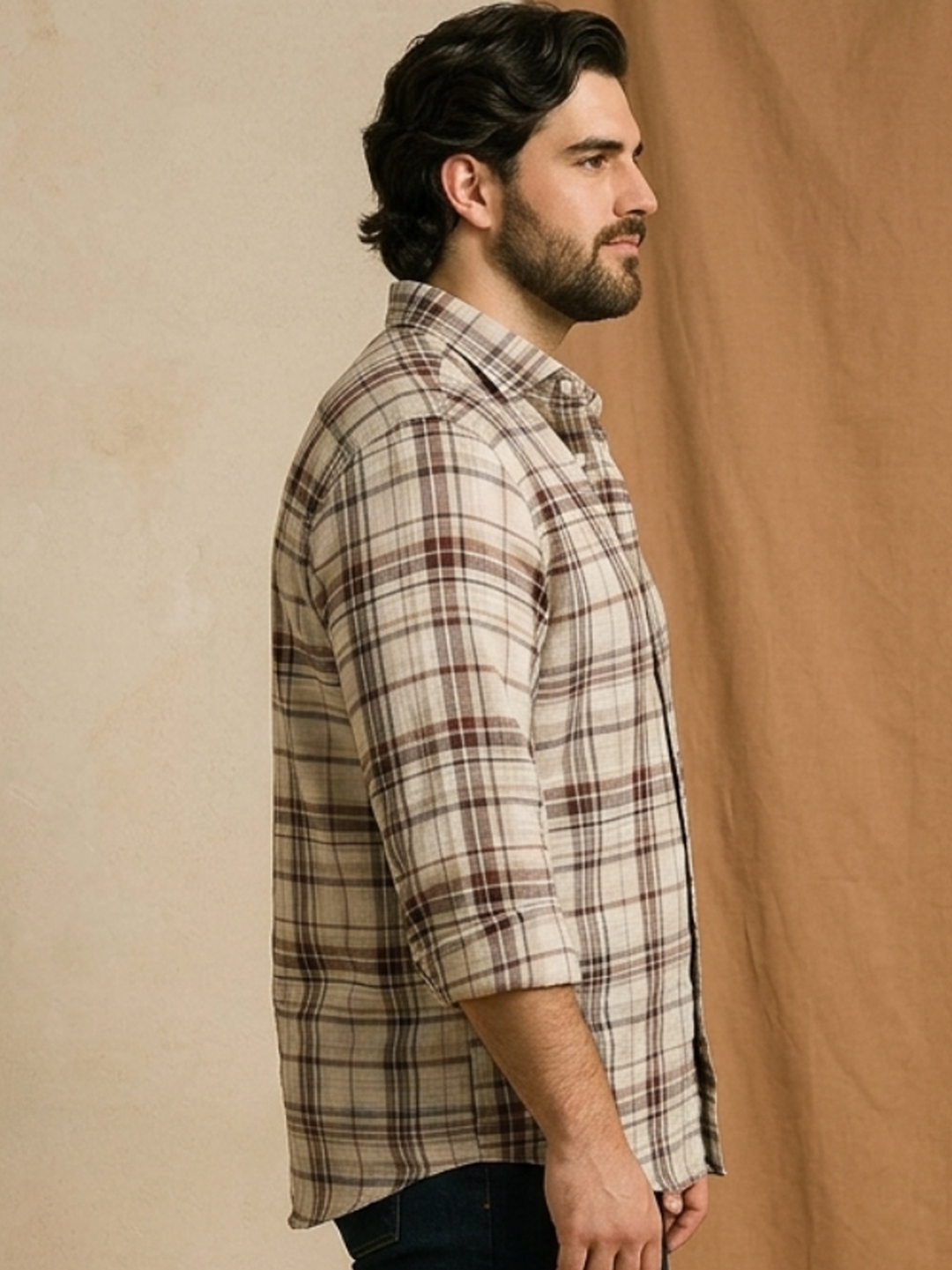 PLUS SIZE MEN CHECK SHIRT| XL-7XL