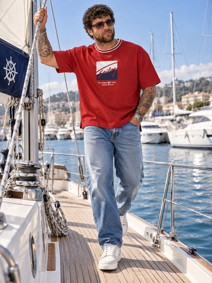 PLUS SIZE MEN RINGER TEES | XL-7XL