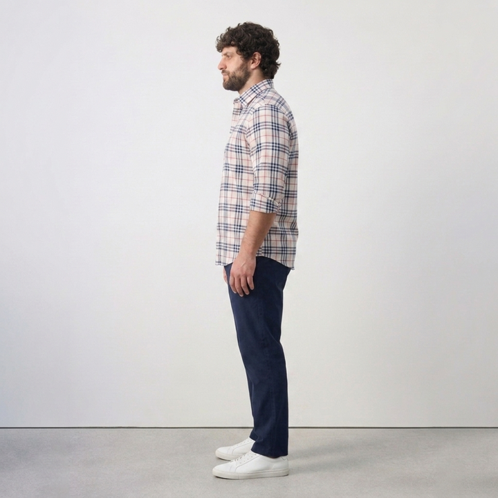 PLUS SIZE MEN’S CHECK SHIRT | XL-7XL
