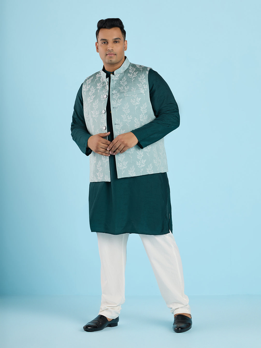 Jacquard Bandgala Waistcoat