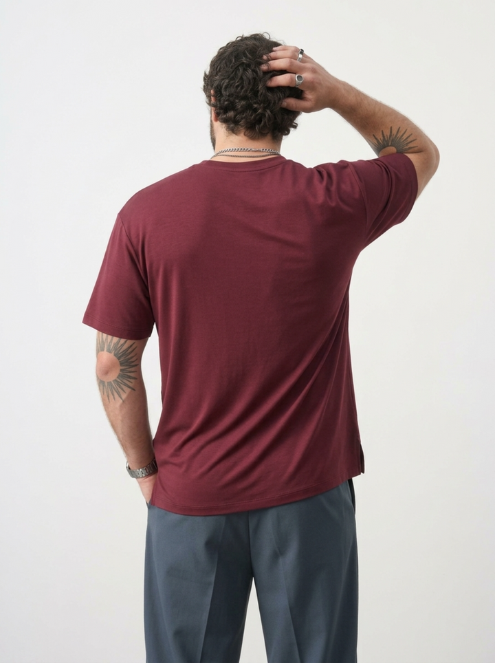 PLUS SIZE BAMBOO COTTON LYCRA T-SHIRT FOR MEN | XL-7XL