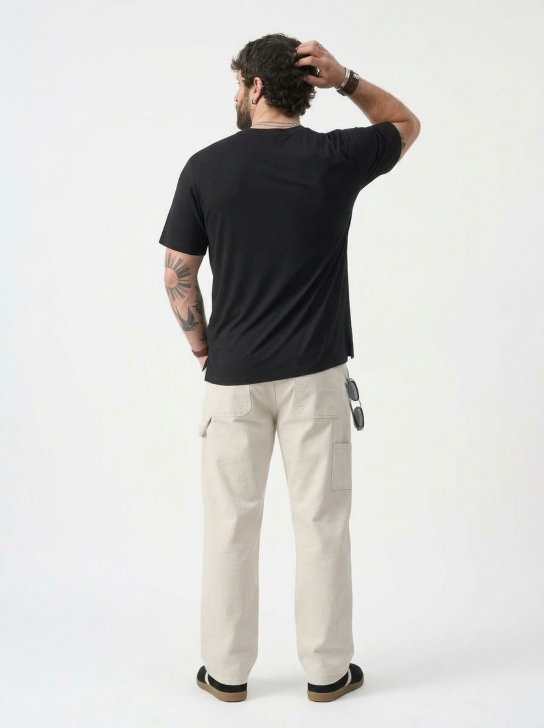 PLUS SIZE BAMBOO COTTON LYCRA T-SHIRT FOR MEN | XL-7XL