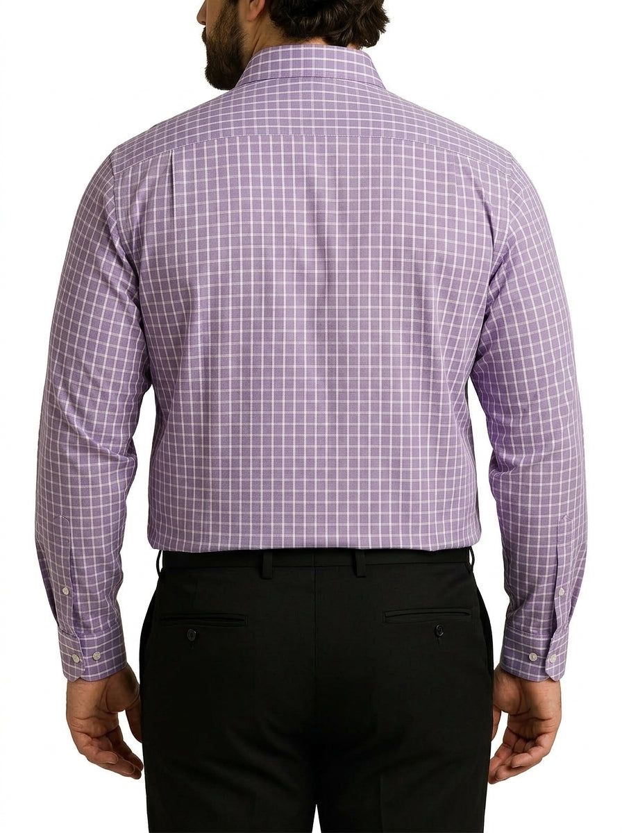 PLUS SIZE CHECK GIZA SHIRT FOR MEN | XL-7XL