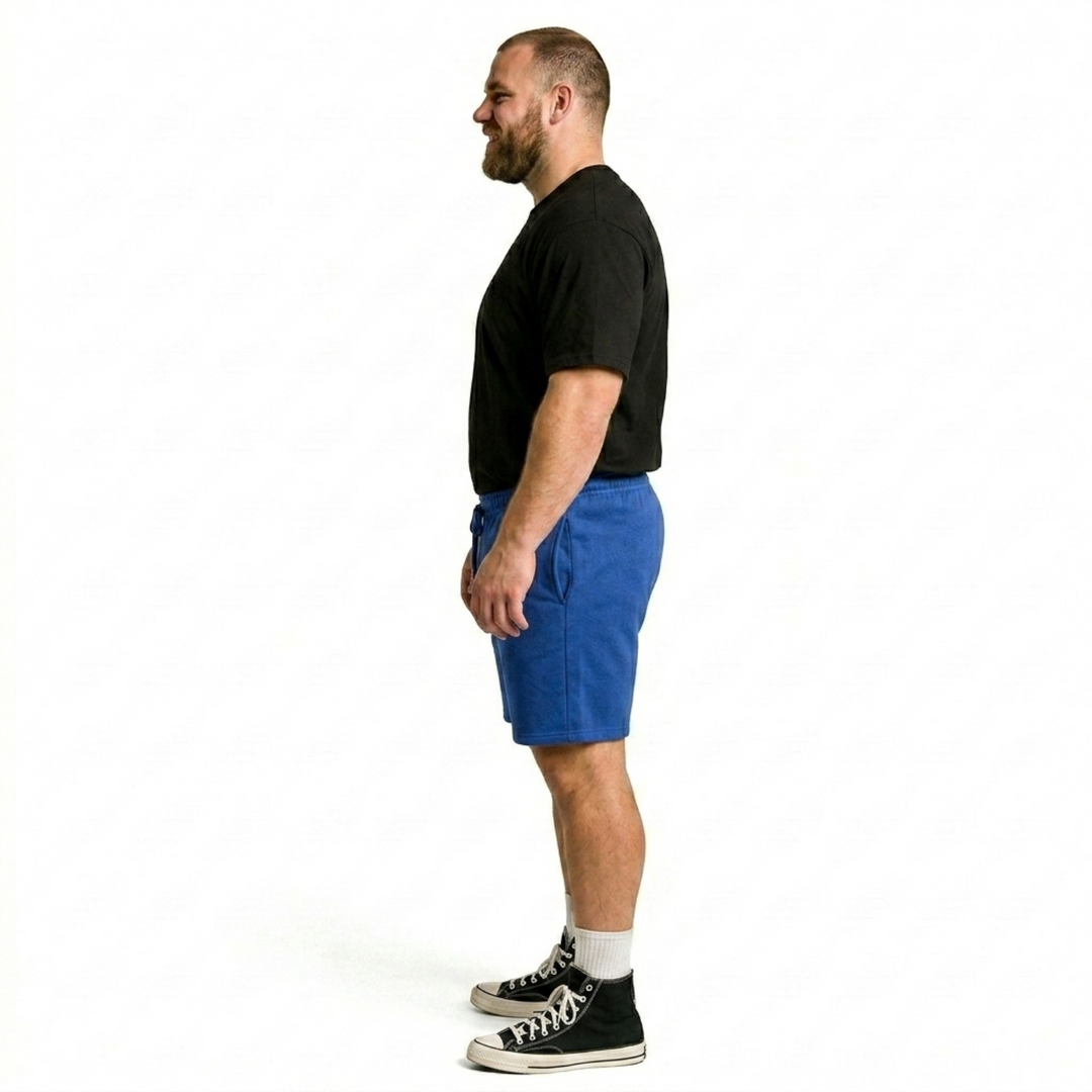 PLUS SIZE MEN KNIT LOUNGE SHORTS | XL-7XL