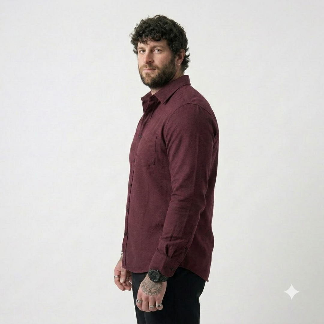 PLUS SIZE SOLID OXFORD SHIRT FOR MEN | XL-7XL